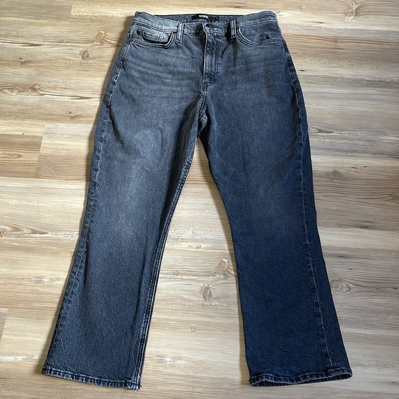 Hudson Holly Bootcut Ankle jeans Washed black Womens 30 Inseam 26” Casual Trendy - Picture 2 of 14